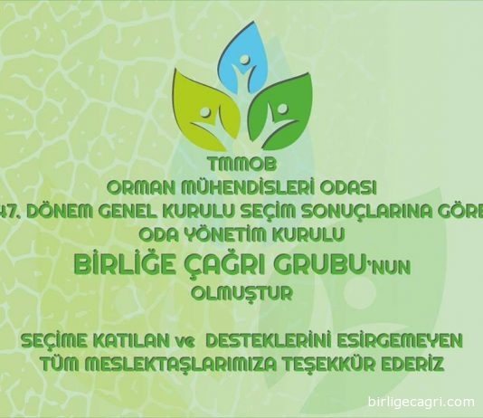 Orman Mühendisleri Odası’nda 46 Dönemlik Bir Tabu Yıkıldı