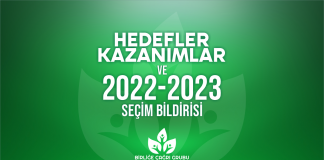 İşte Kazanımlarımız, İşte 2022-2023 Dönemi Hedeflerimiz.